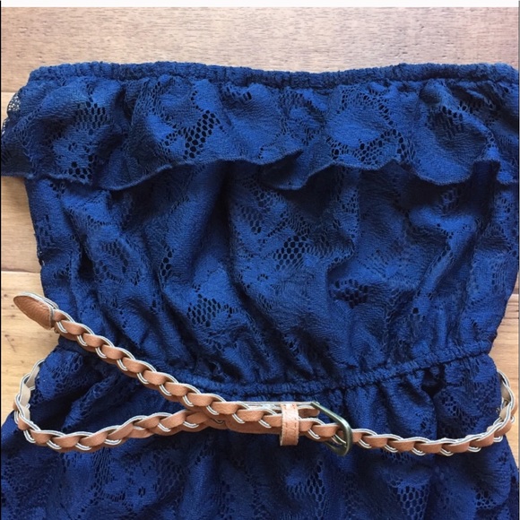 Blue high low dress - Picture 2 of 3